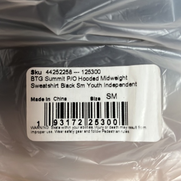 INDEPENDENT BTG SUMMIT YOUTH HOODIE - Picture 3 of 3